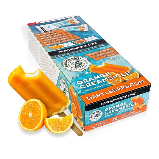 Daryl's Bars bar Orange Creamsicle