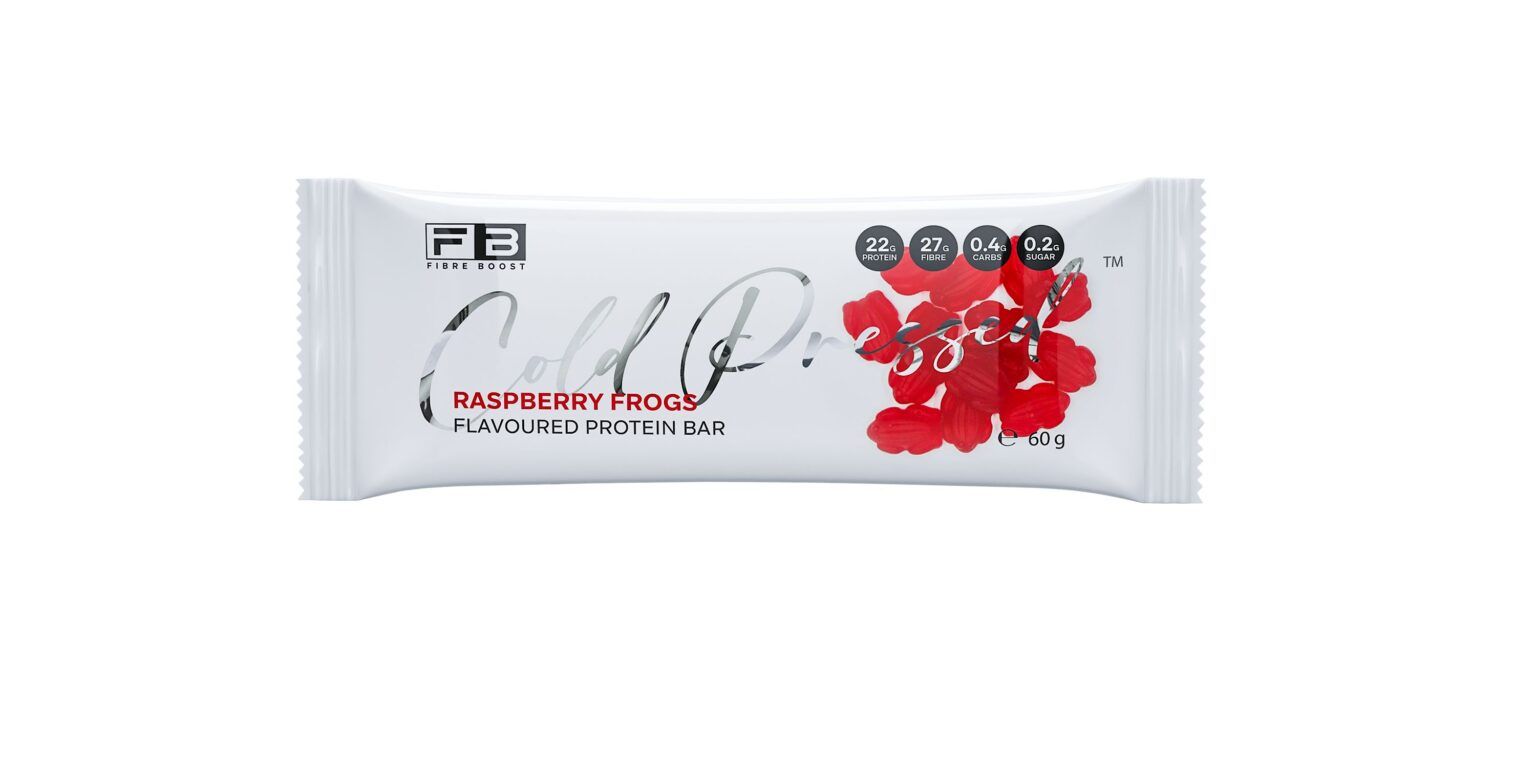 Fibre Boost bar Raspberry Frogs