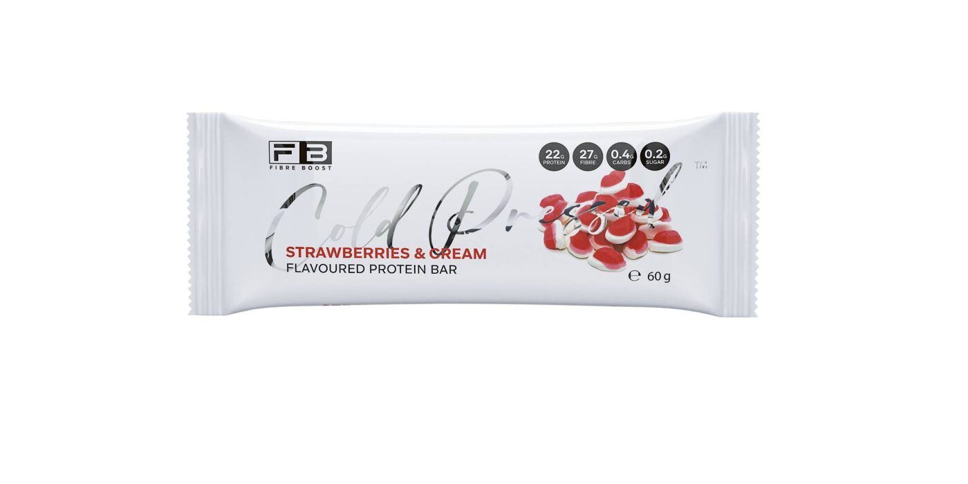 Fibre Boost bar Strawberries & Cream