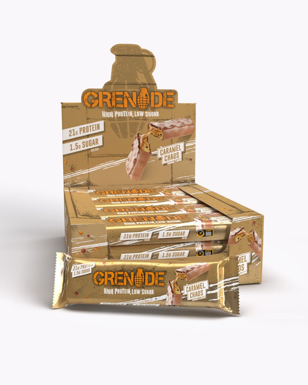 Grenade bar Caramel Chaos