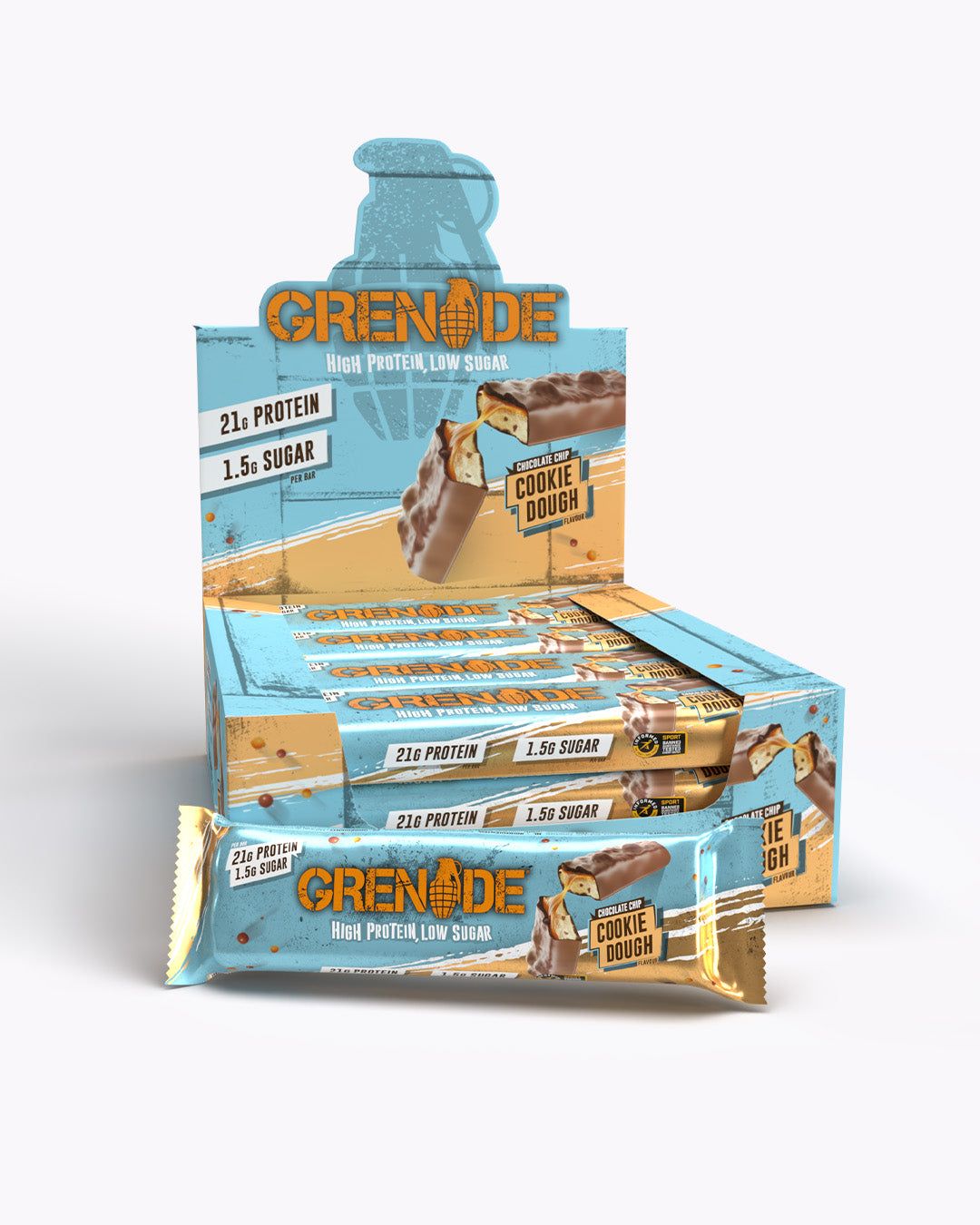Grenade bar Chocolate Chip Cookie Dough