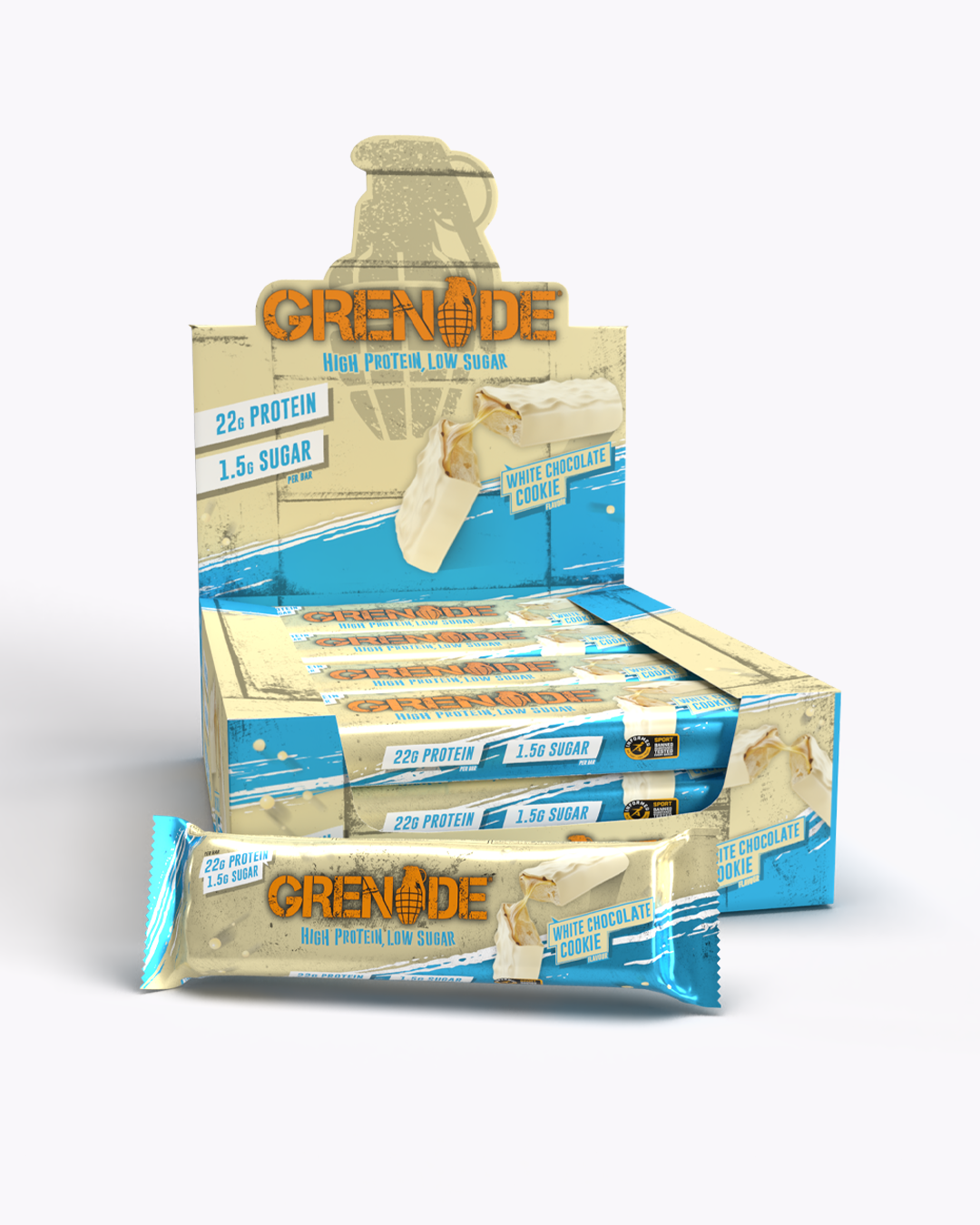 Grenade bar White Chocolate Cookie