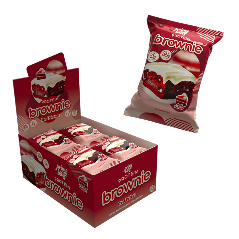 Prime Bites brownie Red Velvet